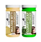 Park Daniel 100% Pure & Natural Multani Mitti Powder & Curry Leaf Powder 