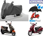 Polyester Waterproof Scooty Cover with Mirror Pocket for Honda Activa, Activa-i, Dio, Grazia, Cliq, Navi (Grey)