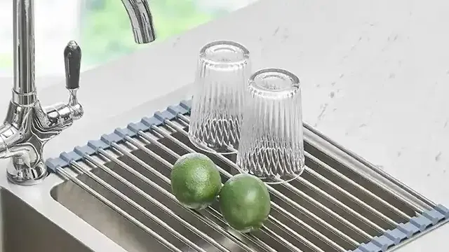 Stainless Steel Foldable Steel Drain Rack