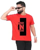Round Neck Printed T-Shirt for Men 
