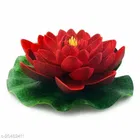 Polyester Artificial Lotus Flower 