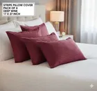 Satin Stripe Pillow Cover, 