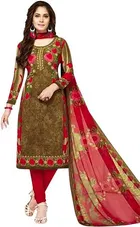 Yashika Unstitched Crepe Salwar Suit Material 