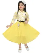 Cotton Blend Frock for Girls 
