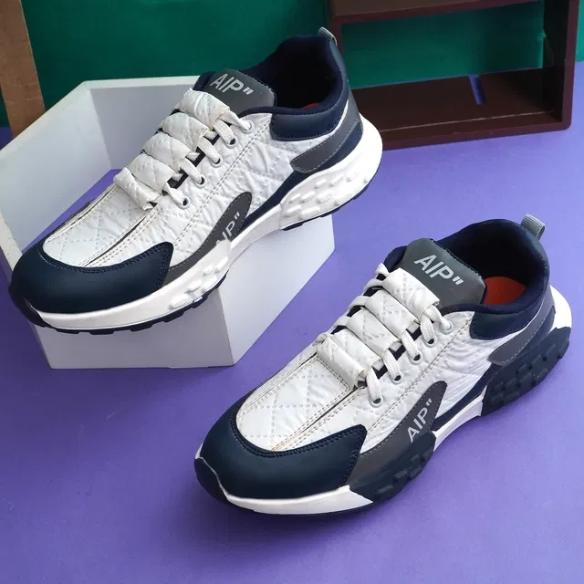Casual Shoes for Men (White, 10)