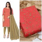 Chanderi Cotton Unstitched Dress Material for Women 