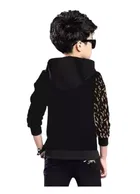 Cotton Blend Round Neck Hoodies for Boys 