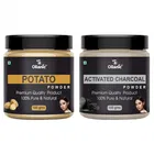 Natural Potato & Activated Charcoal Powder for Skin & Hair 