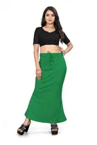 Lycra Solid Saree Petticoat for Women 
