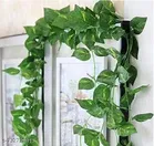 Artificial Leafs Moneyplant Garlands Plant for Women, Pack of 2 