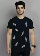 Round Neck Printed T-Shirt for Men 