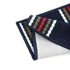 Status Stripe Dot Anti Skid Mat 38x58cm Blue