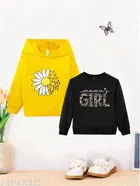 Cotton Blend Sweatshirt for Girls 