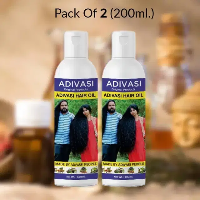 Adivasi Hair Oil (Pack of 2, 100 ml)