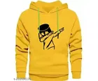 Fleece Printed Hoodie for Men 