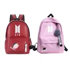 Combo of BTS Printed PU Backpacks for Women & Girls 