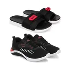 Combo of Men's Flip Flop & Sports Shoes 