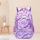 Polyester Backpack Bag, Purple