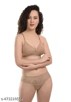 Cotton Blend Solid Bra for Women & Girls, Multicolour, Pack of 3 