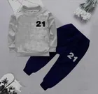 Hosiery Printed Clothing Set for Kids 
