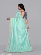 Linen Striped Saree for Women 