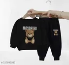 Hosiery Cotton Full Sleeves T-Shirt with Pant Clothing Set for Kids 