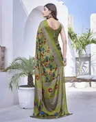 Chiffon Printed Saree for Women 