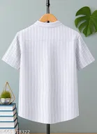 Striped Cotton Blend T-Shirt for Boys 
