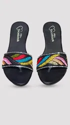 Zakozee Flats for Women (Black, 5)