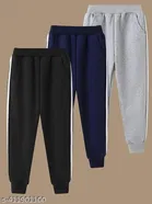 Cotton Blend Trackpants for Boys 