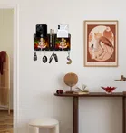 Khatu Crafts Hanuman Two Box Wood Key Holder 