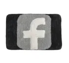 Microfiber Doormat, Grey 