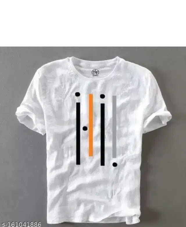 T-Shirt for Men (White, L)
