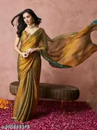 JImmy Choo Saree for Women, Gold 