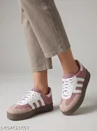Solid Synthetic Slip-on Sneakers for Women 
