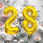 Foil Balloon for Birthday Celebration, No. 28 