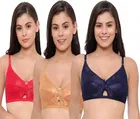 Cotton Blend Non Padded Bra for Women 