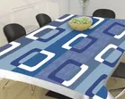 PVC Printed 4 Seaters Table Cover 