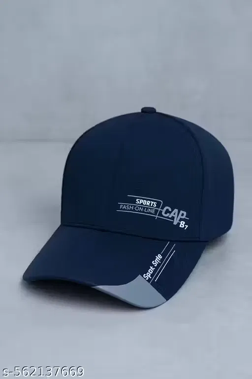 Stylish Baseball Cap For Men, Navy Blue