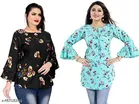 Three-Quarter Sleeves Top for Women 