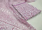 Cotton Unstitched Suit Fabric for Women (Purple)