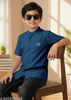 Embroidered Polycotton Polo for Boys 