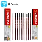 Nataraj 621 Red & Black 20 Pencils 