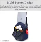 Polyester Backpack for Men & Women, Blue