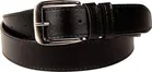 Faux Leather Belt for Men, Pack of 2, Black & Brown 
