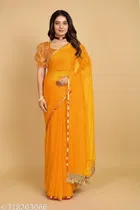 Chiffon Printed Saree for Women 