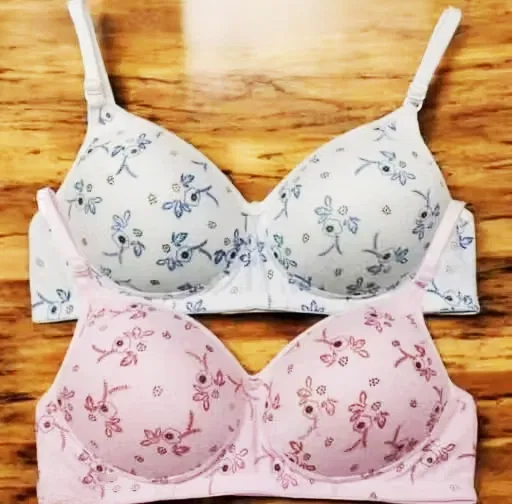 Padded Full Coverage Bra for Women (, 28), Pack of 2 (Multicolor, 40)