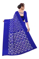 Cotton Flower Printed Saree for Women 