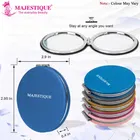 Majestique Compact Mirror Ultra Portable for Purses and Travel 
