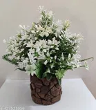 Plastic Artificial Flower With Pot,Multicolour